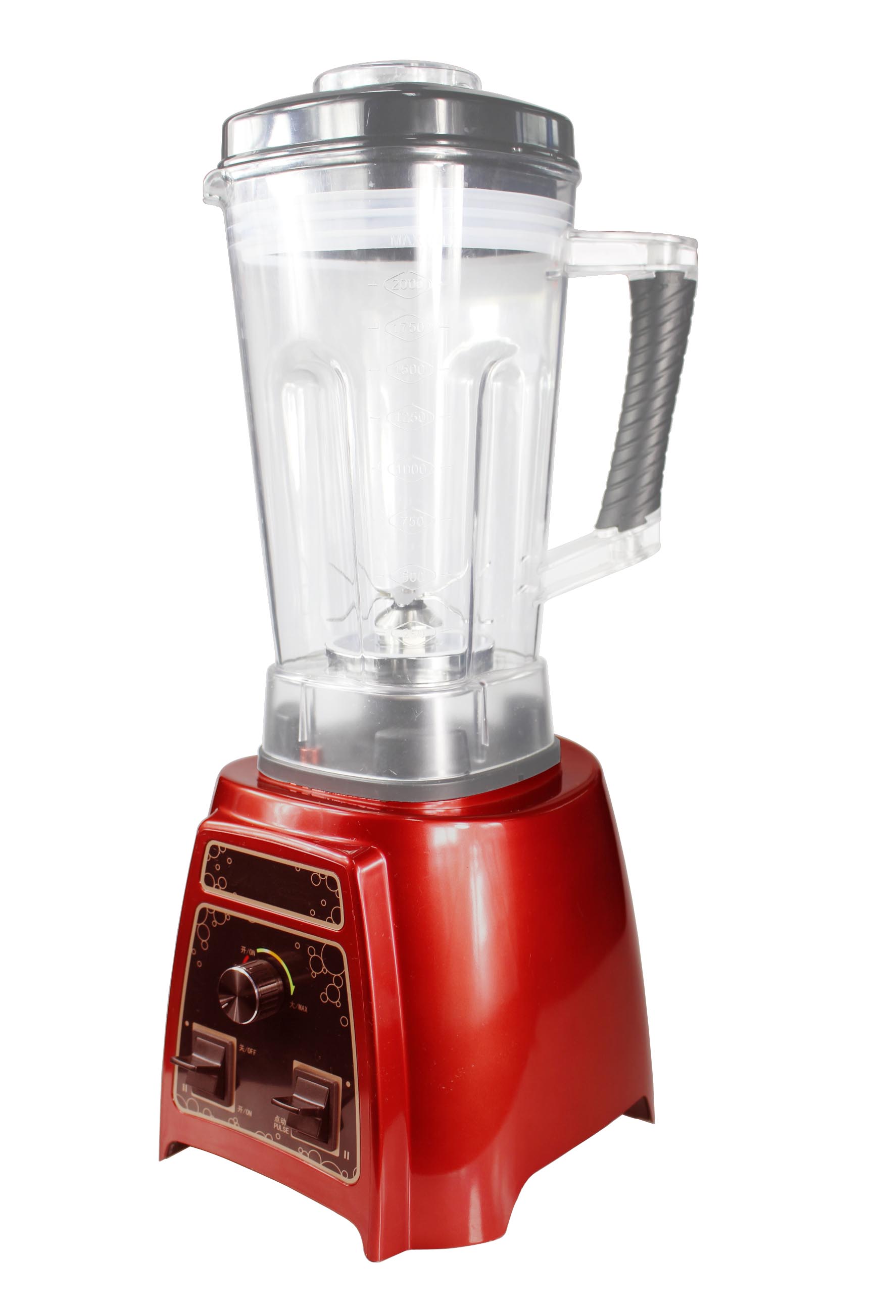 Blender 2000mL 1500W Stand Unbreakable Jar Ice-crushing-Red