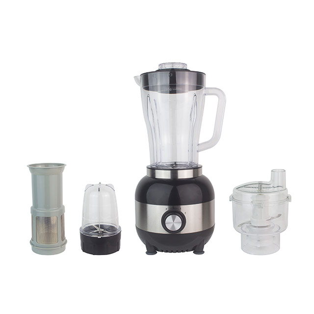 Blender PC Jar Stainless-steel Housing Stand Electric Multifunctional with Grinder Mincer Filter Silver